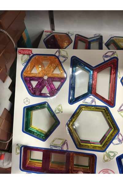 Mert Global Renkli Magnetler 54 parça-Manyetik Bloklar