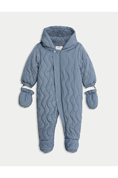 Marks & Spencer Kapitone Kapüşonlu Kar Tulumu (0-3 Yaş)
