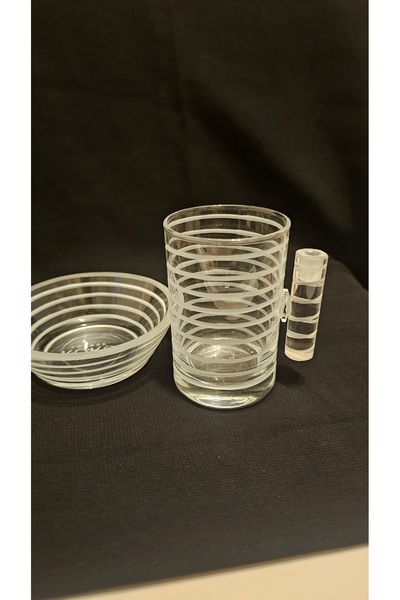 Turkish Store İstanbul Glass Plate Wrapping Model 18-Piece Set