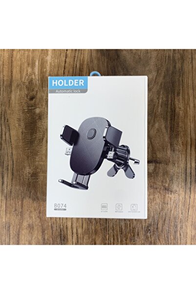 Universal Soho Car Phone Holder, Air Vent Mount, Adjustable Stem, Black