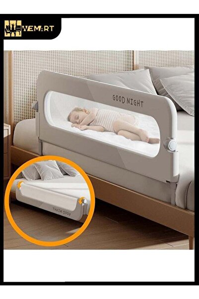 Wemart Toddler Bed Rails For Toddlers, Infant Bed Rail Guard, Portable Baby T...