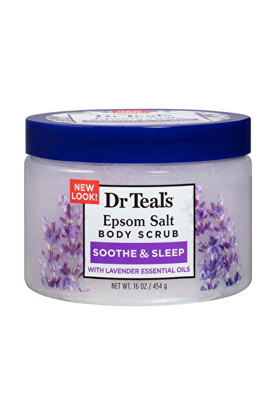 Dr Teals مقشر الجسم بملح إبسوم من دكتور تيلز، مُهدئ ومُنعّم للنوم، برائحة الل...