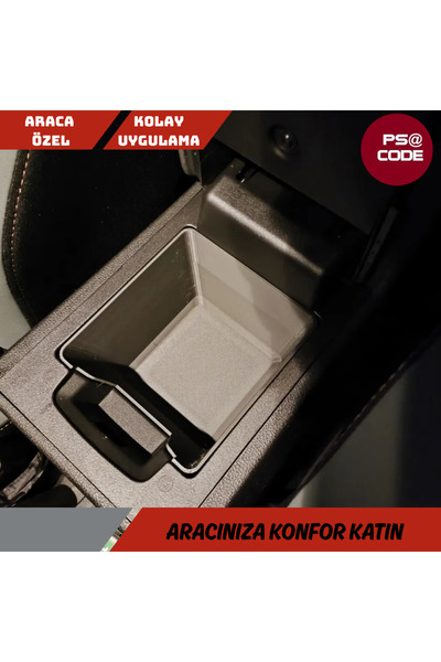 psa code 2024-2026 model Renault Duster Uyumlu Orta Konsol Düzenleyici manuel el frenlı araclara uyumlu