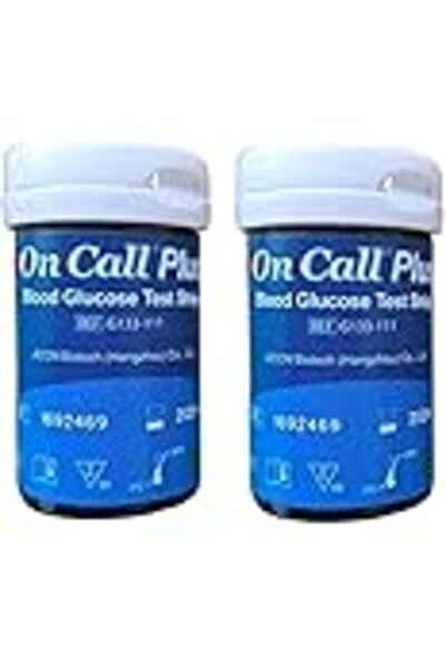 ON CALL PLUS Glucometer Strips, 50 Strips, Model No 394413