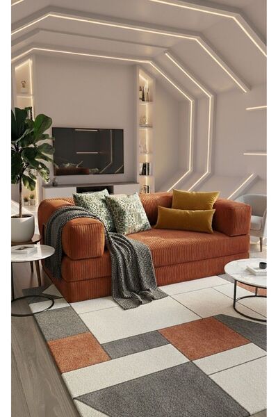 UFUK HOME Liona 80x160 Yatak Olabilen Kanepe Modüler Çok Fonksiyonlu Aktivite...