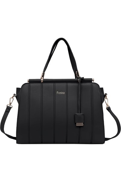 FOSKA Women's PU Leather Shoulder Bag - Spacious & Stylish
