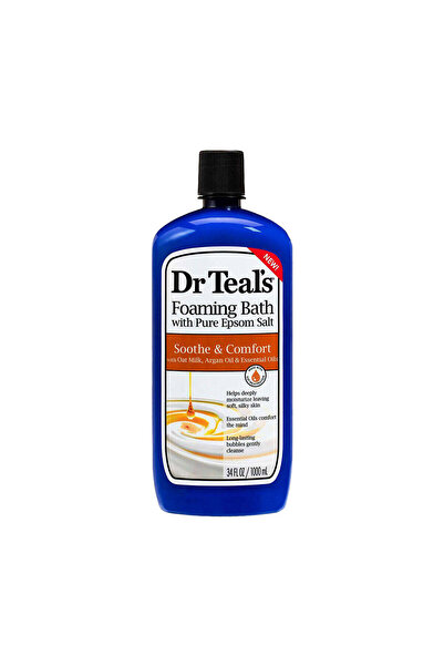 Dr Teals حمام دكتور تيلز الرغوي بملح إبسوم النقي للتهدئة والراحة - 1000 مل