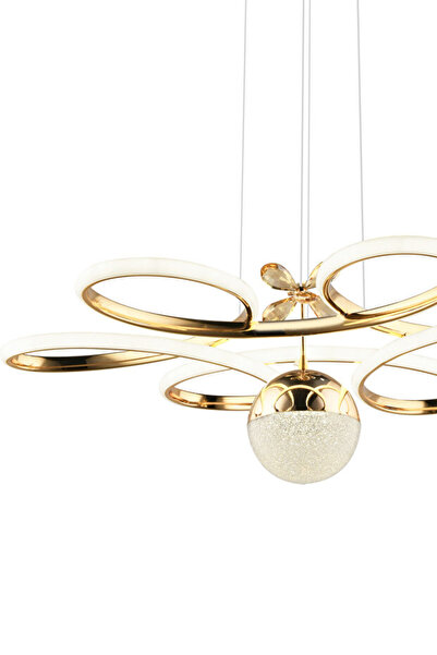 Capella Aydınlatma Alvaro Modern Sarkıt 3 Renk Işık Avize Salon Mutfak Oda Hol Ledli Avize