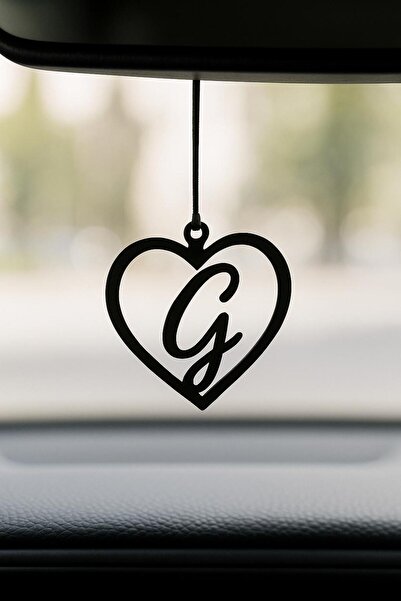 VENON Metal g Letter Written on the Head Letter Rearview Mirror Ornament Meta...