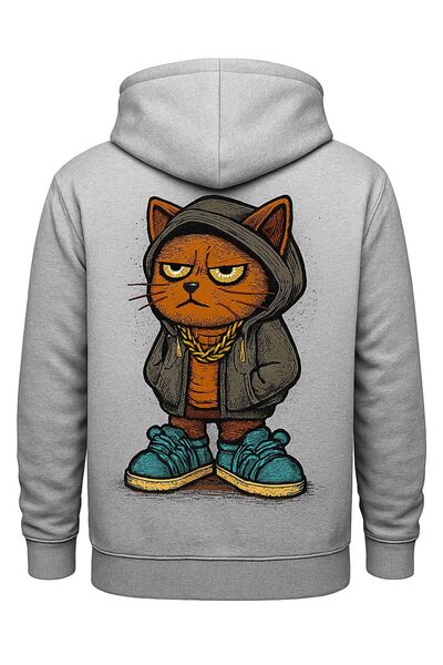 ADAMARA هودي Urban Comfort مصنوع من القطن بنسبة 100%