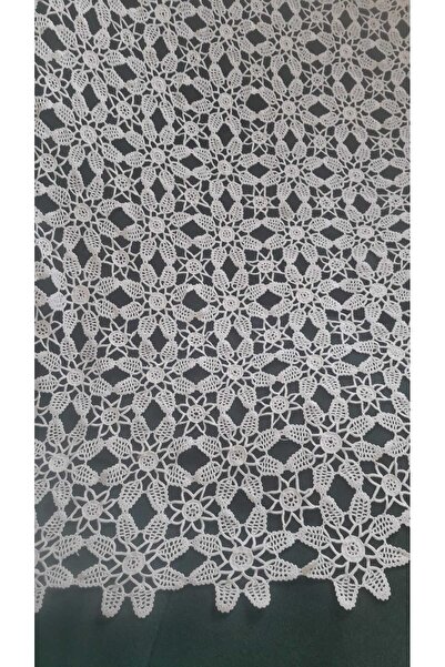 Papatyam مفرش طاولة 160*160 // مصنوع من خيوط القطن / كروشيه / دانتيل / عتيق الطراز