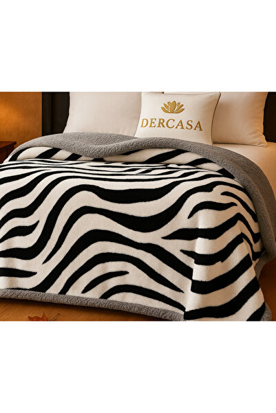 Dercasa Cocolino Blanket with Sherpa Fur, double 200x230 cm