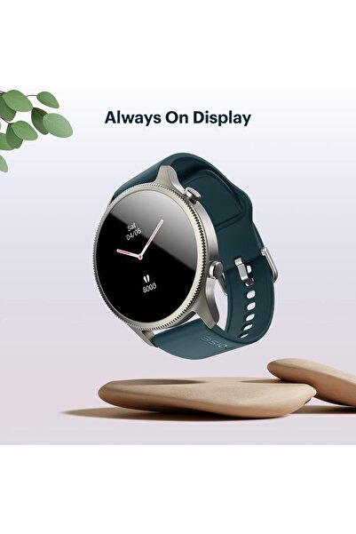 Noise NoiseFit Halo 1.43" AMOLED Bluetooth Calling Round Smartwatch (Vintage Brown)