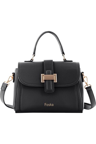 FOSKA حقيبة كروس بودي - حقيبة كتف من جلد البولي يوريثان عالي الجودة للنساء