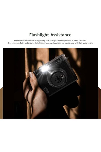 HPRT Z3 Instant Print Camera – 2.8" Screen, Thermal Dye Sublimation, Bluetooth 5.2, HeyPhoto App,