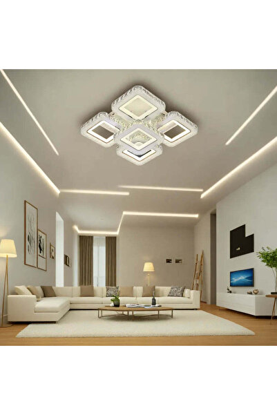 RFAN Candelabru LED, Model R9113-4+1, Cu Telecomandă, 3 Tipuri de Lumină, 84W...