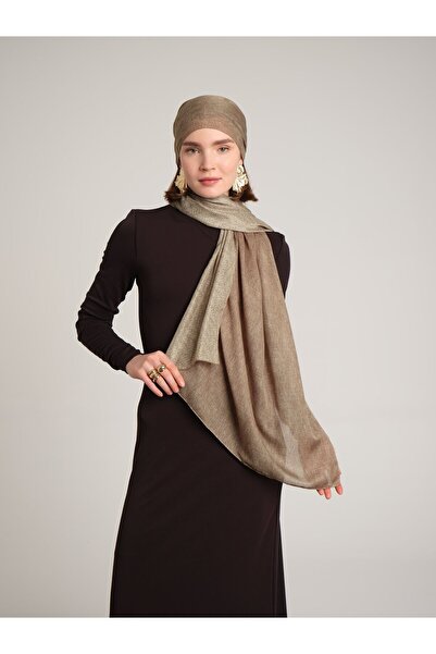 Ayshara شال بوجي كوليكشن مون أصفر ذو وجهين