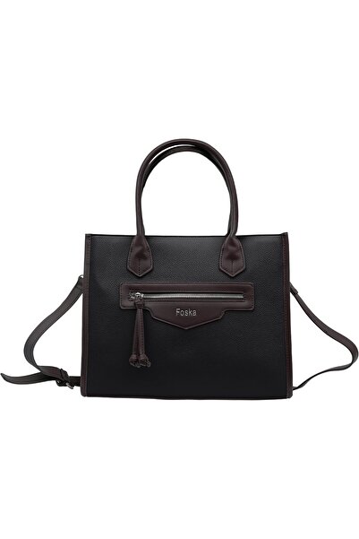 FOSKA حقيبة توت نسائية - حقيبة يد من جلد البولي يوريثان عالي الجودة