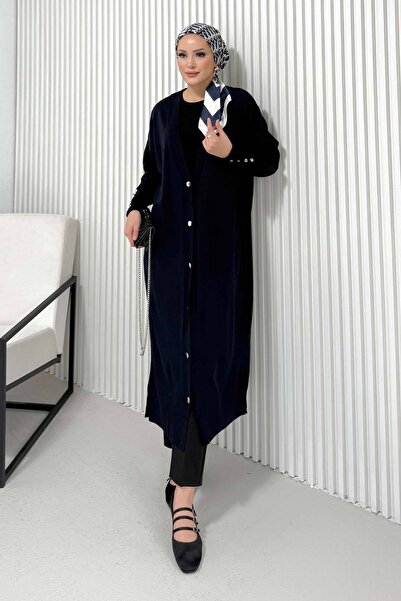 Melike Tatar كارديجان تريكو طويل 70-2431