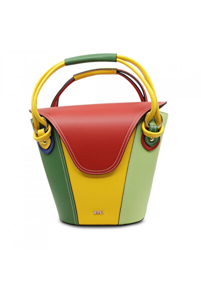 BESSO Dolce Mondo RVGV genuine leather handbag