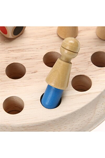 Flippy Memory Game - Wooden, 17 cm Board, Interactive, Ages 4+, 6 Colors