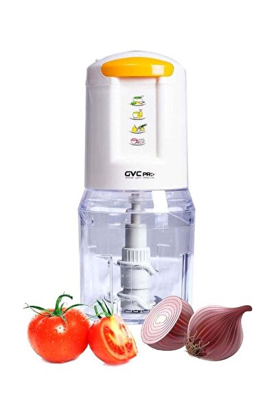 GVC PRO مفرمة بصل ثنائية الشفرات سعة 500 مل وقوة 450 واط GVCH-712 شفافة/أصفر