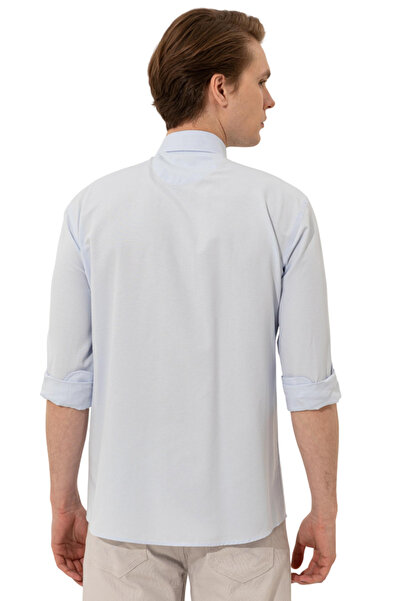 U.S. Polo Assn. Erkek Açık Mavi Uzun Kollu Basic Gömlek