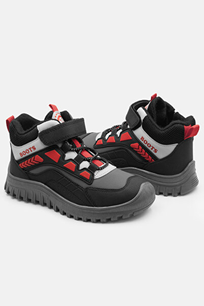 Beınsteps Erkek Çocuk Bot Suya Dayanıklı Kaymaz Taban Cırtlı Çocuk Bot