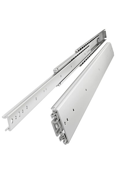Vadania Sliding rail for heavy loads 225 kg, 150 cm, 3-section, full extension, locking, ball bearing, side