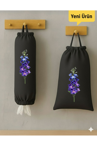 Boom town 2’li Set Ekmek Torbası ve Poşetlik – Mutfak Düzenleyici Asılabilir Bez Organizer Düzenleyici