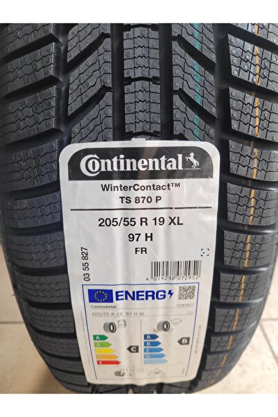 Continental 205/55R19 Winter Contact TS870P 97H XL Set Olarak (4 ADET) 2025 Üretim*
