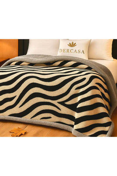 Dercasa Cocolino Blanket with Sherpa Fur, double 200x230 cm