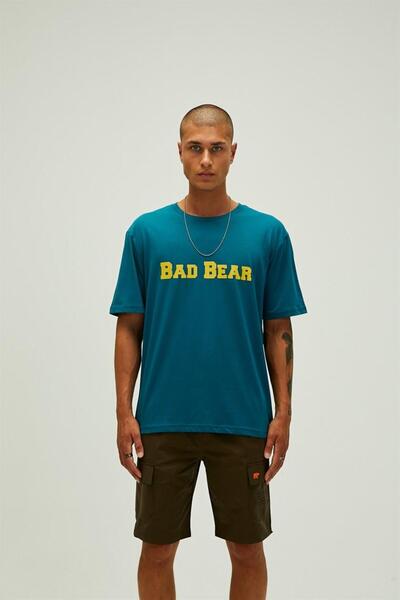 Bad Bear 22.01.07.053-C41 Title Men's T-Shirt Petrol