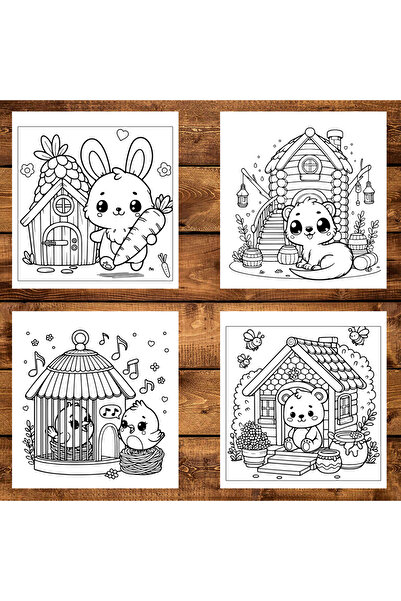 Legendary Gifts Painting book, 40 illustrations Cozy Homes