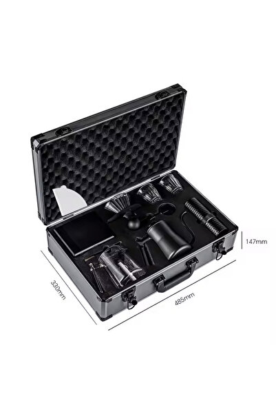 Generic All In One V60 Coffee Maker Set with Travel Case - Seven-Piece Hand Brewed V60 Outdoor Coffee Pot