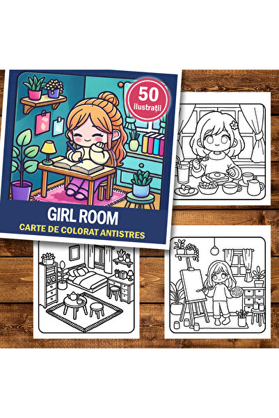 Legendary Gifts Βιβλίο ζωγραφικής, 50 εικόνες, Δωμάτιο κοριτσιού