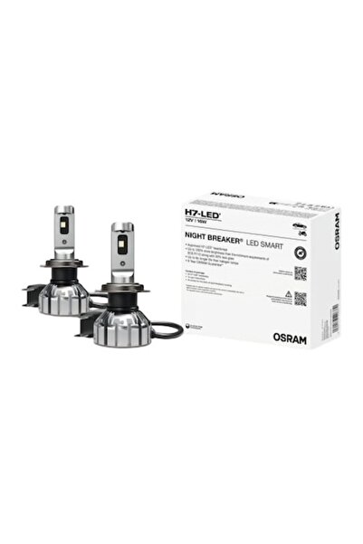 Osram Bec LED H7 inteligent cu întrerupător de noapte +330%, 16 W, 12 V, cutie, 2 buc.