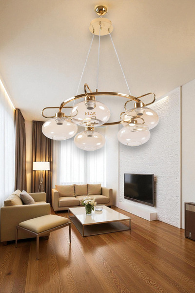 KLAS CAM AYSİMA PROFİL CAMLI AVİZE