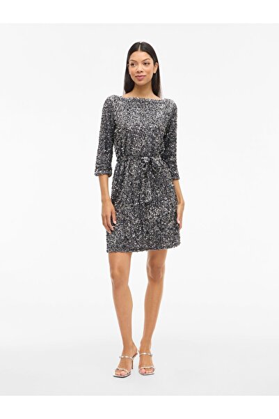 VILA Minikleid VIFAITH Pailletten