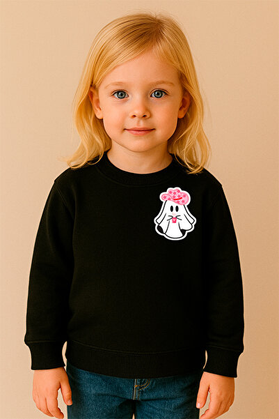 SVART WEAR Детска и възрастна суитшърт с мотив за Хелоуин, с велосипедна яка,...