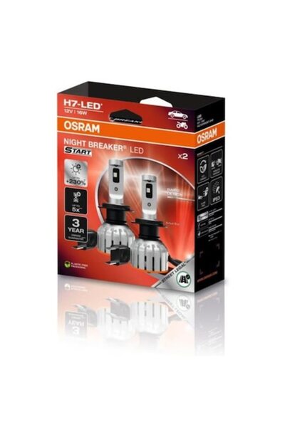 Osram Set de 2 becuri led NIGHT BREAKER H7-LED START