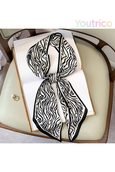 Youtrico وشاح وربطة عنق طويل للنساء، إكسسوار عصري، 145 سم، شريط مضفر، حزام