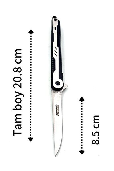 Nokta Outdoor KAMP OUTDOOR MTECH BEYEFENDİ ÇAKI 20,8 CM KEMER KLİPSLİ KİLİTLİ HAFİF 97 GR