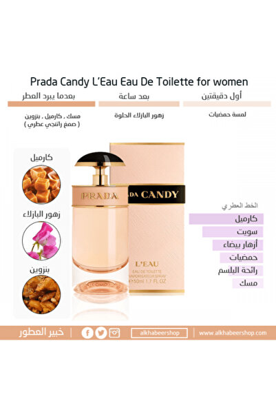 Prada عطر برادا كاندي ليو او دو تواليت 50مل