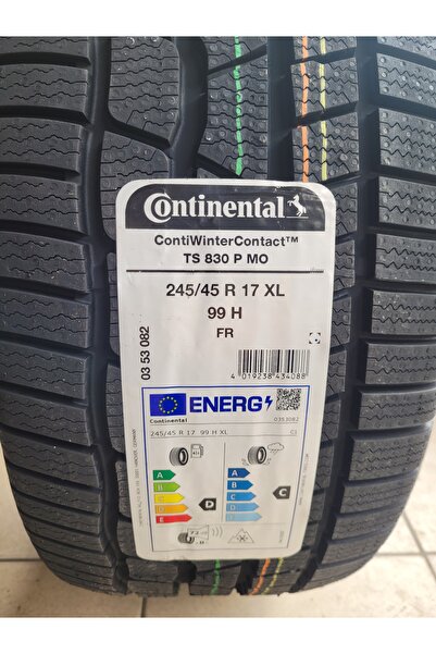 Continental 245/45R17 Winter Contact TS830P MO 99H XL Set Olarak (4 ADET) 2025 Üretim*