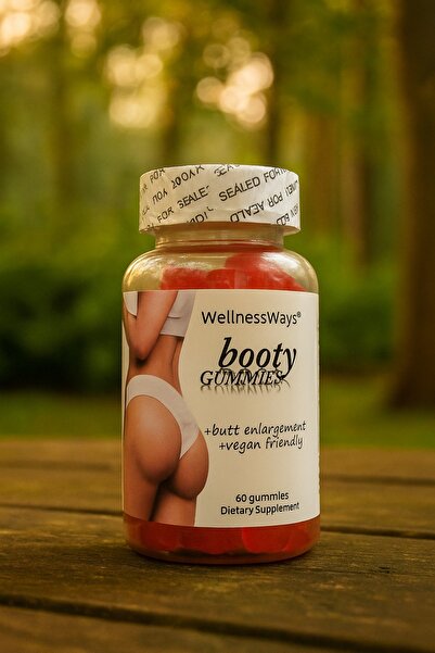 WelnessWays Gummy candy/dietary supplement to help increase the size of the buttocks and achieve a more curvy figure.