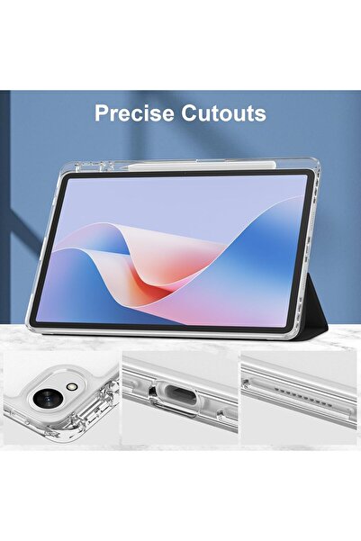 XICEN Huawei MatePad 11.5S / MatePad Air 11.5 Case - Pen Holder, Shockproof, Transparent Back, Auto Wake/S