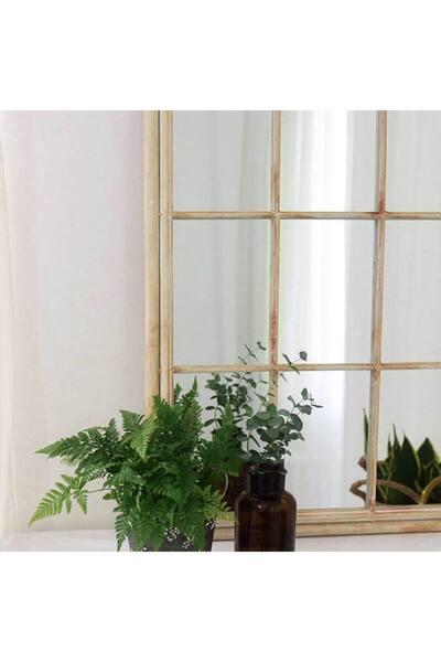 Generic Cathedral Arch" Windowpane Floor Mirror