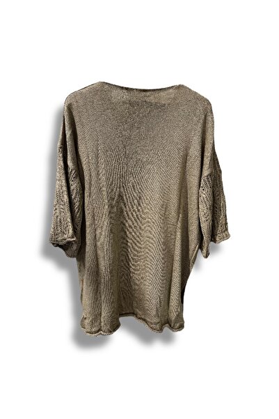 SUMEF Μπλούζα Mercerized oversized Knitwear – Τυπικό μέγεθος (Συμβατό με 38-48) – Κομψό και άνετο σχέδιο