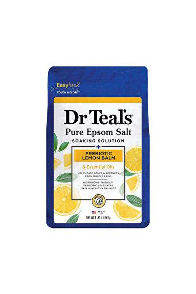 Dr Teals محلول نقع ملح إبسوم النقي من دكتور تيلز، بلسم الليمون البريبايوتيك، ...